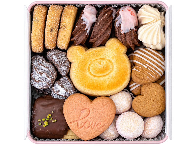 バレンタインクッキー缶（季節限定）