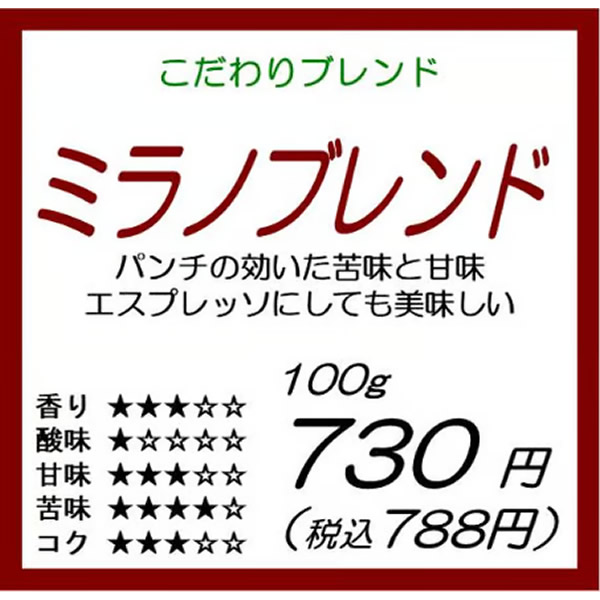 ミラノブレンド